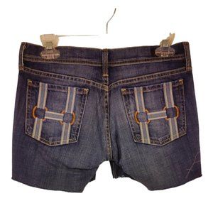 CITIZENS OF HUMANITY Kelly women’s 27 Low Waist cut off Jean shorts Embroidered